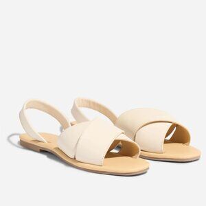 Nisolo All-Day Cross Strap Sandal Bone